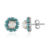 Orecchini in argento con Perla d'Acqua Dolce Bianca