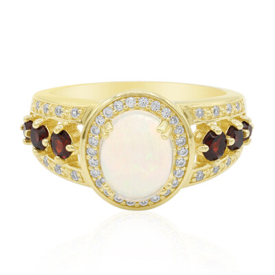 Anello in argento con Opale di Welo