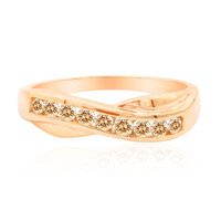 Anello in oro con Diamante Rose de France SI1 di Argyle