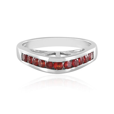 Anello in argento con Rubino Tanzania (de Melo)