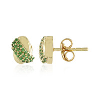 Orecchini in argento con Tsavorite