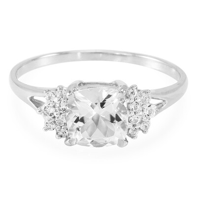 Anello in argento con Goshenite