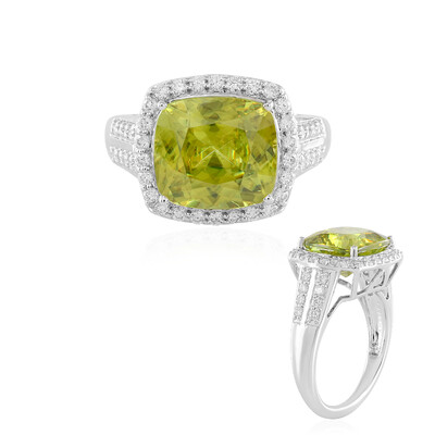 Anello in oro con Sfene Zimbabwe (AMAYANI)