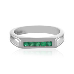 Anello in argento con Smeraldo Zambia