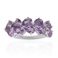 Anello in argento con Ametista