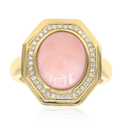 Anello in oro con Opale Rosa (CIRARI)