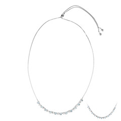 Collana in argento con Topazio Blu Cielo