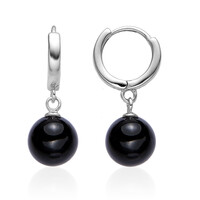 Orecchini in argento con Onice Nero