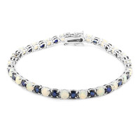 Bracciale in argento con Zaffiro Blu