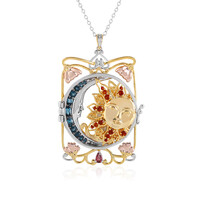 Collana in argento con Granato (Gems en Vogue)