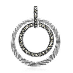 Ciondolo in argento con Marcassite