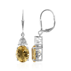 Orecchini in argento con Citrino