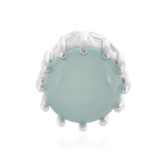 Ciondolo in argento con Calcedonio Acqua
