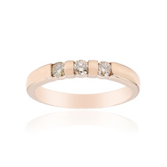 Anello in oro con Diamante Rose de France SI1 di Argyle