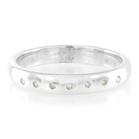 Anello in argento con Diamante Champagne