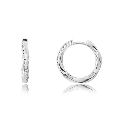 Orecchini in platino con Diamante Flawless (F) (LUCENT DIAMONDS)