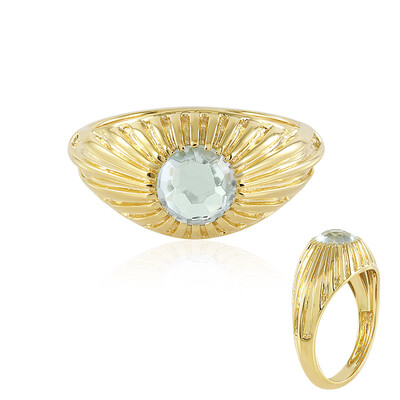 Anello in argento con Topazio Blu Cielo
