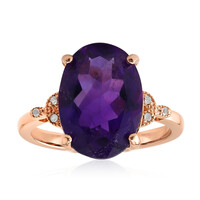 Anello in argento con Ametista del Marocco