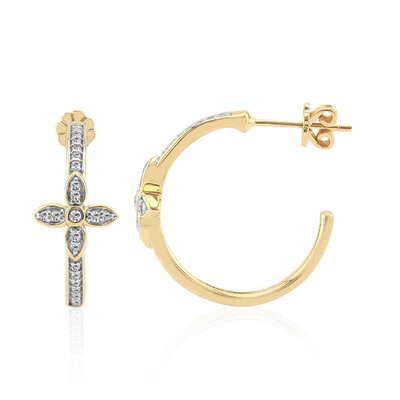 Orecchini in oro con Diamante SI1 (G) (Annette)