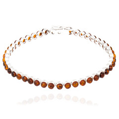 Bracciale in argento con Ambra Baltica