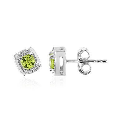 Orecchini in argento con Peridoto
