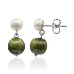 Orecchini in argento con Perla di Acqua Dolce (TPC)