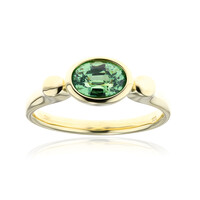 Anello in oro con Demantoide Namibiano (CUSTODANA)