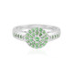 Anello in argento con Tsavorite della Tanzania