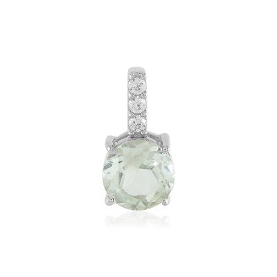 Ciondolo in argento con Ametista Verde