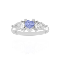 Anello in argento con Topazio Bianco
