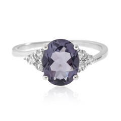 Anello in argento con Quarzo Mirtillo
