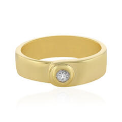 Anello in argento con Topazio Bianco