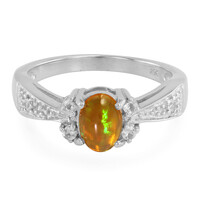 Anello in oro con Opale Kalimaya