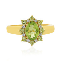 Anello in argento con Peridoto