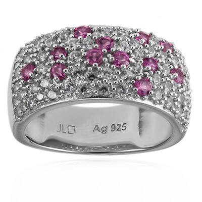Anello in argento con Rubellite