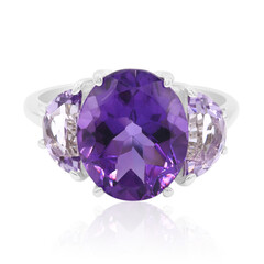 Anello in argento con Ametista