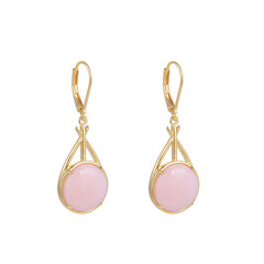 Orecchini in argento con Opale Pelle d'Angelo