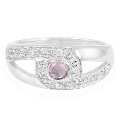 Anello in argento con Zaffiro Rosa