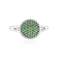 Anello in argento con Tsavorite