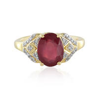Anello in argento con Rubino del Madagascar