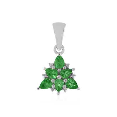 Ciondolo in argento con Tsavorite
