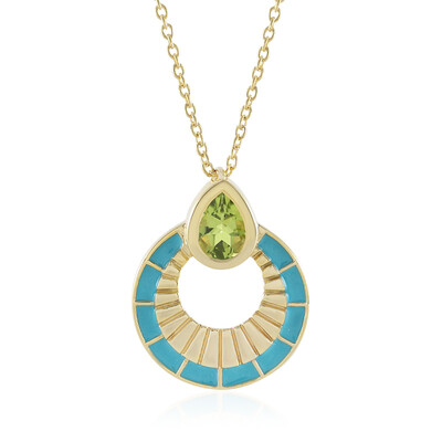 Collana in argento con Peridoto