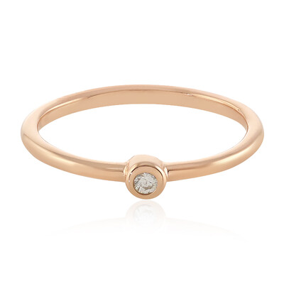 Anello in argento con Diamante I2 (H)