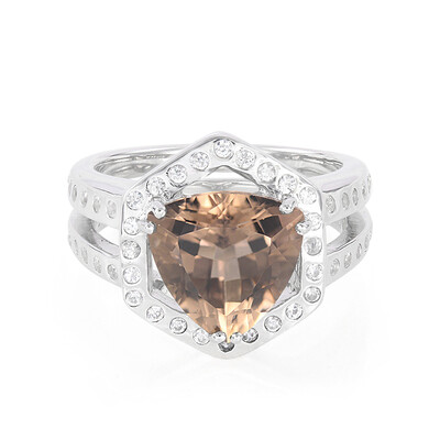 Anello in argento con Quarzo Fumè (Jahdo)