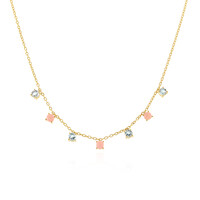 Collana in argento con Opale Rosa
