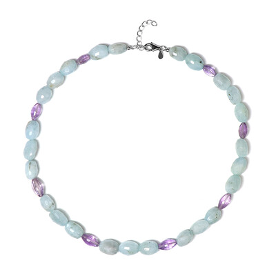 Collana in argento con Acquamarina