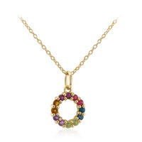 Collana in argento con Topazio Blu Londra