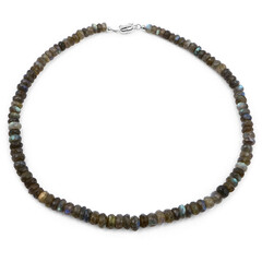 Collana in argento con Labradorite