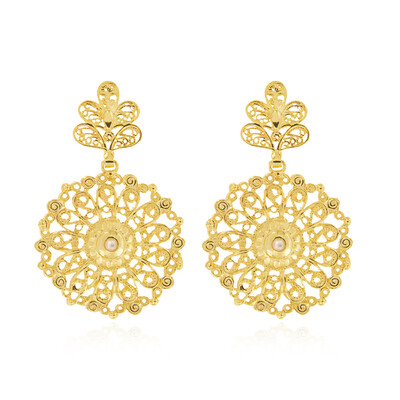 Orecchini in argento con Madreperla (Joias do Paraíso)
