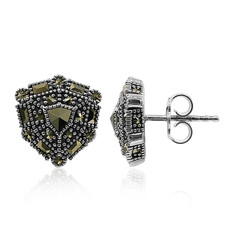 Orecchini in argento con Marcassite (Annette classic)